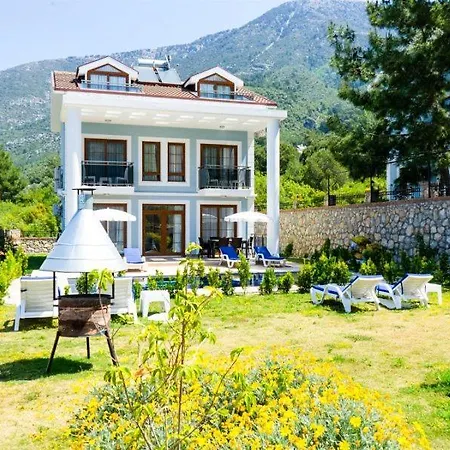 Villa Oludeniz'de 10 Kisilik Luks, Havuzlu, Muhafazakar Fethiye