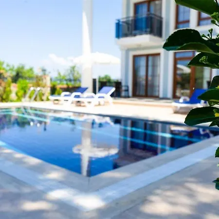 Oludeniz'de 10 Kisilik Luks, Havuzlu, Muhafazakar Fethiye